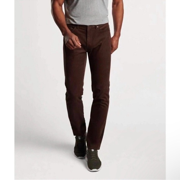 Peter Millar Expresso Seriously Soft Corduroy Trousers 34W - Picture 1 of 7